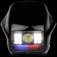 B Rider LED Headlight Hi/Low Beam With 3 Mode Red and Blue Flashing For Hero Splendor Plus, Splendor Pro, Splendor-thumb3