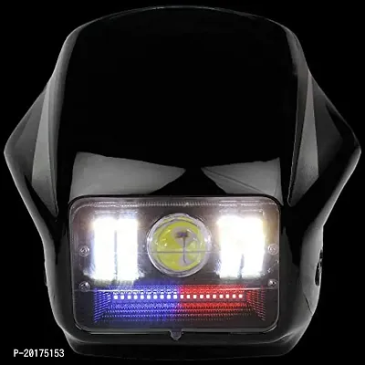B Rider LED Headlight Hi/Low Beam With 3 Mode Red and Blue Flashing For Hero Splendor Plus, Splendor Pro, Splendor-thumb4