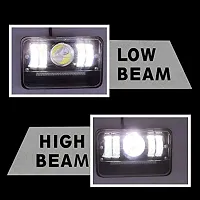 B Rider LED Headlight Hi/Low Beam With 3 Mode Red and Blue Flashing For Hero Splendor Plus, Splendor Pro, Splendor-thumb1
