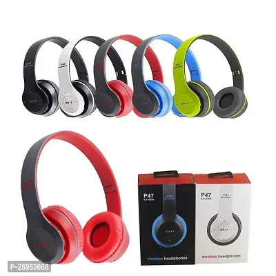 Classy Wireless Bluetooth Headphones, Pack of 1-Assorted-thumb3