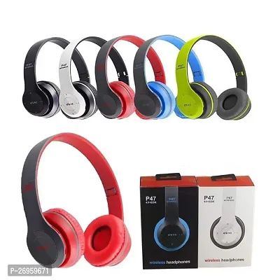 Classy Wireless Bluetooth Headphones, Pack of 1-Assorted-thumb2