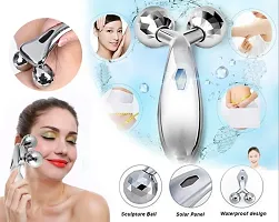 3D Massager Roller 360 Rotate fot V Shape Face, Eyes, Neck Full Body Shape for Skin-thumb1