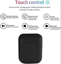 Active Cancellation | Wireless Mobile Bluetooth I12 BLACK-thumb2