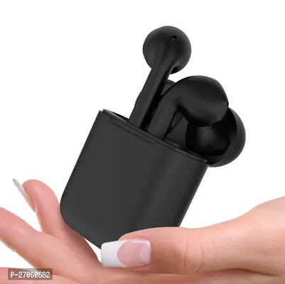 i12 Tws IPODS 12 Black colour Inpods Bluetooth Earphone-thumb0