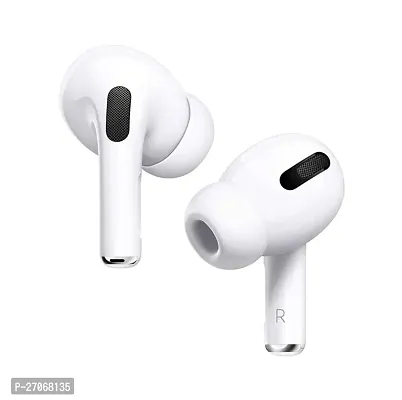 Air pods pro White Earbuds High Bass Audio 48Hrs Playtime With ASAP Charge Bluetooth Headset (White True Wireless)-thumb0