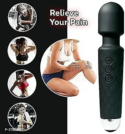 20+ Vibration Modes, Rechargeable, Waterproof, for Women and Men, Flexible Head for Targeted Compression (Multi)-thumb2