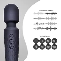 20+ Vibration Modes, Rechargeable, Waterproof, for Women and Men, Flexible Head for Targeted Compression (Multi)-thumb3