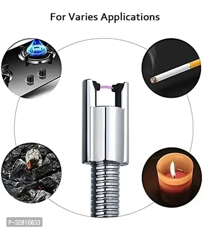 Stainless Steel Electric Lighter for Candles Rechargeable Electric Gas Lighter Pack of 1-thumb4