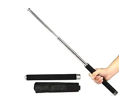 Self Defense- Security Baton Telescopic Folding Metal-thumb1