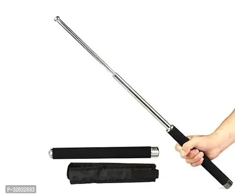 Self Defense- Security Baton Telescopic Folding Metal-thumb2