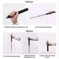 Self Defense- Security Baton Telescopic Folding Metal-thumb3