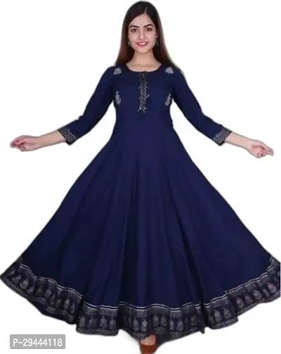 Stylish Rayon Gown For Women