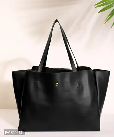 Women Stylish Tote Bag Pu Leather-thumb0