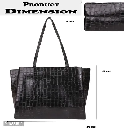 Women Stylish Tote Bag Pu Leather-thumb2