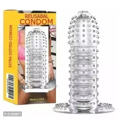 Diamond Delight Extra Dotted Silicone Condoms-thumb0