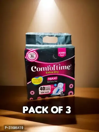 COMFORTIME Extra Dry, MAX, GEL Technology -XXX  | 120 Pads|