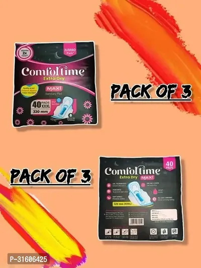 COMFORTIME Extra Dry, MAX, GEL Technology -XXX  | 120 Pads|