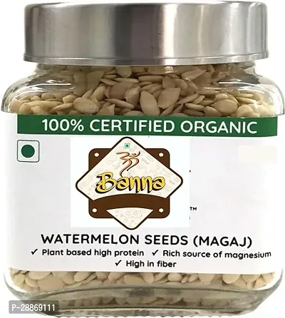 Om Banna Organic Watermelon Seeds Raw Watermelon Seeds For Eating Magaj Seeds Pack Tarbuj Beej Rich In Protein 500 Gm