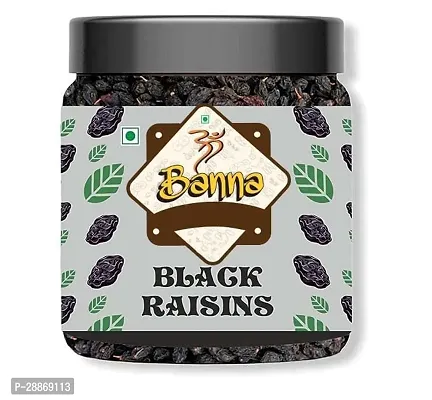 Om Banna Premium Afghani Seedless Black Raisins Kali Kishmish Munakka Dry Fruits Delicious  And Healthy Snack 250 Gram
