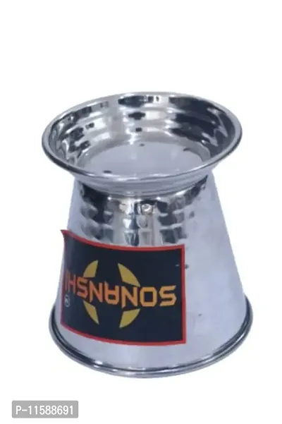 Sonanshi Stainless Steel Bucket/Balti for Serving Dishes Without Handle-thumb2