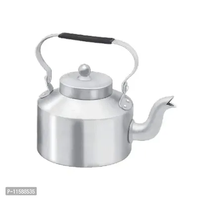 Super HK Traditional Aluminium Roadside Cutting Chai/Tea Kettle for Tea/Coffee/Milk (1 Litre)-thumb0