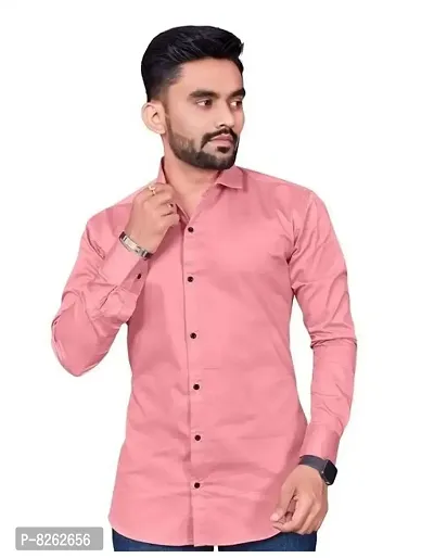 Classic Cotton Solid Formal Shirts for Men-thumb0