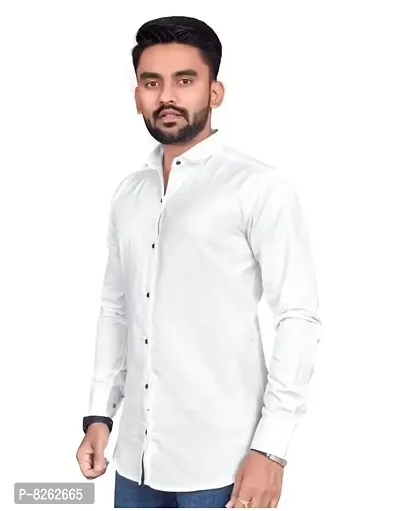 Classic Cotton Solid Formal Shirts for Men-thumb2