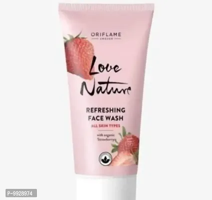 Oriflame Love Nature Strawberry Face Wash 75 ml-thumb0