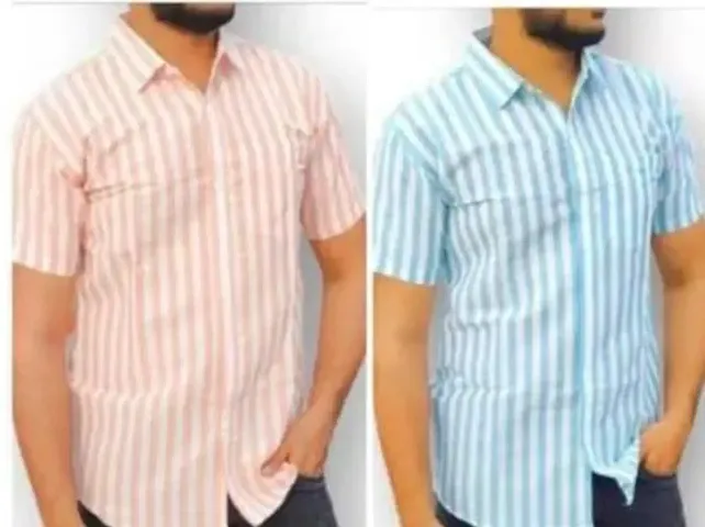 Stylish Casual Shirt For Men Pack Of 2