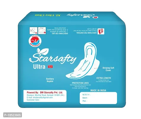 Starsafty Ultra Soft air fresh with wings Size XL 280MM-35 Sanitary pads (pack off )-5-thumb2
