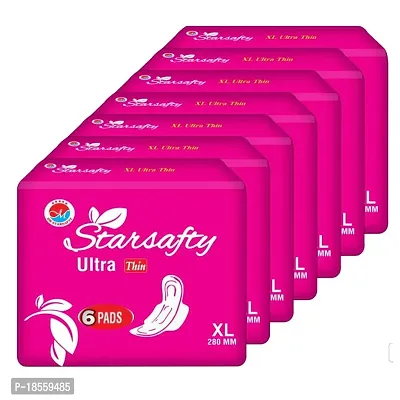 Starsafty Ultra Thin XL 280MM  42  Sanitary pads Pack off-7