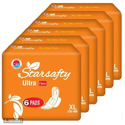 Starsafty Ultra Choice XL 280MM 36 Sanitary pads Pack off-6-thumb0