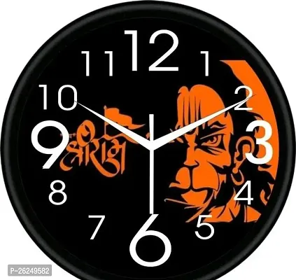 Designer Black Plastic Analog Wall Clock-thumb0