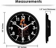 Designer Grey Plastic Analog Wall Clock-thumb2