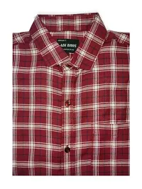 Stunning Premium Cotton Checked Casual Shirts for Men-thumb1