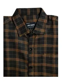 Stunning Premium Cotton Checked Casual Shirts for Men-thumb2