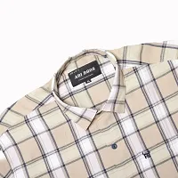 Men Cotton Checked Shirts-thumb1