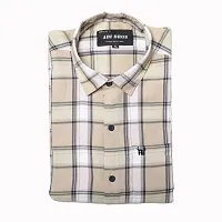 Men Cotton Checked Shirts-thumb2