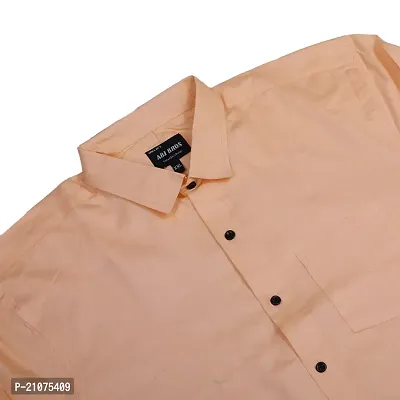 ABI BROS Premium Twill Cotton plain shirt for men-thumb2