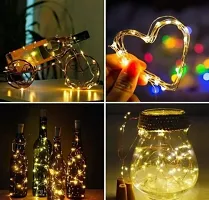 Cork Bottle (Pack of 10) - Cork Light for Home Decor, Diwali, Christmas (Bottle not included)-thumb2
