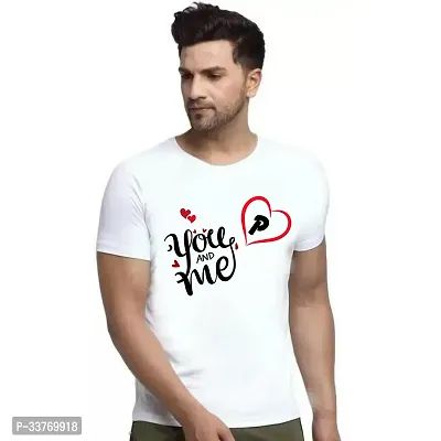 love heart alphabet P design porpose white printed  t-shirt for men-thumb0