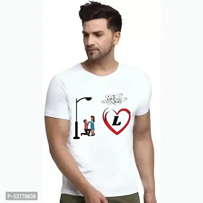 Trendy Alphabet Printed T-Shirt for Men