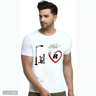 Trendy Alphabet Printed T-Shirt for Men