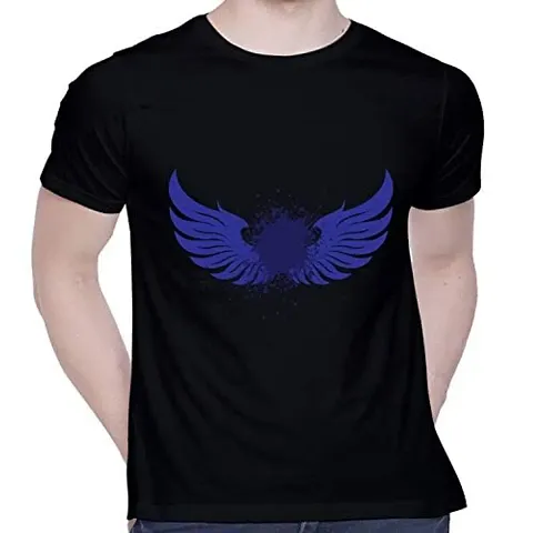 Trendy Blend Round Neck Tees For Men