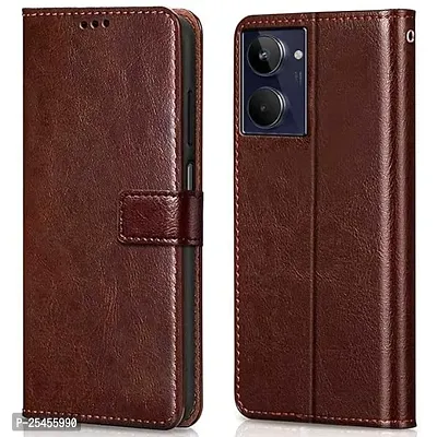 Realme 10 4G, 10 5G brown Flip Cover-thumb0