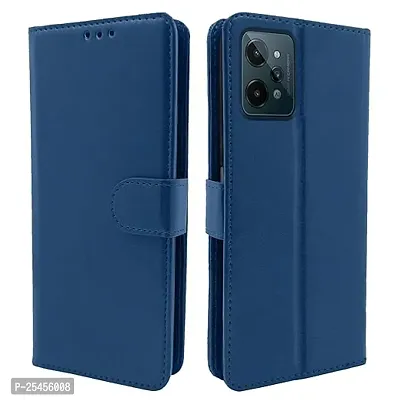 Realme C31 blue Flip Cover-thumb0