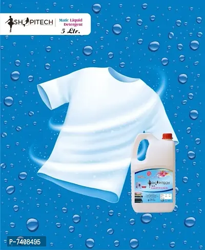 SHOPITECH MATIC Liquid Detergent, Suitable for top load detergent and fr-thumb0