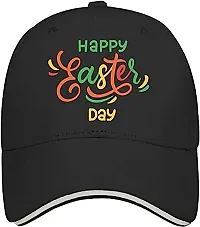 MENKA Baseball Cap Dad Hats Happy Easter Day Dad Hat for Men Graphic Cap Adjustable Hats for Men Women Kids Trucker Hat Casual hat 85-thumb1