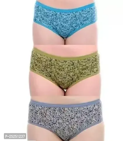 Stylish Silk Hipster Brief For Women Pack Of 3-thumb0