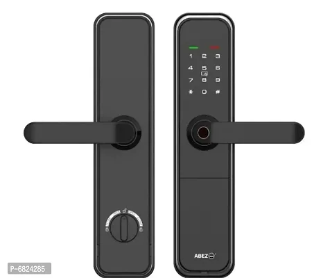 ABEZ -be smart Digital Door Lock - AM35i Online with 5 Way Unlocking, Fingerprint, Password, RFID Card, Wi-Fi, Mechanical Key Access-thumb0